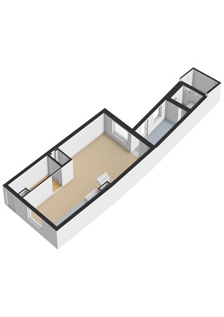 Floorplan - Rijnkade 86, 3442 EE Woerden
